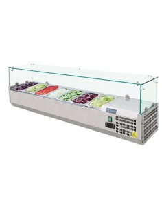 Saladette réfrigérée Polar Série G 7x GN1/4 - 150W