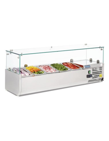 Saladette réfrigérée Polar Série G 5x GN1/4 - 150W