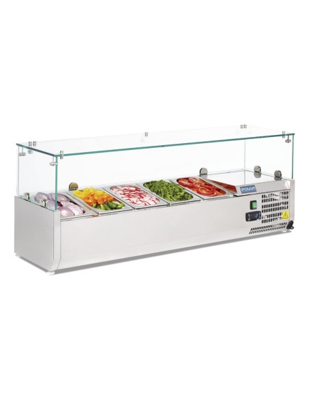 Saladette réfrigérée Polar Série G 5x GN1/4 - 150W