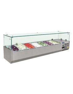 Saladette réfrigérée Polar Série G 7x GN1/4 - 150W 2