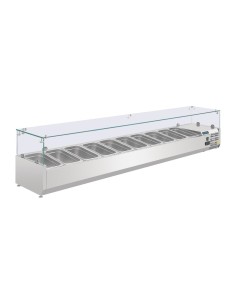 Saladette réfrigérée Polar G 10x GN1/4 - inox