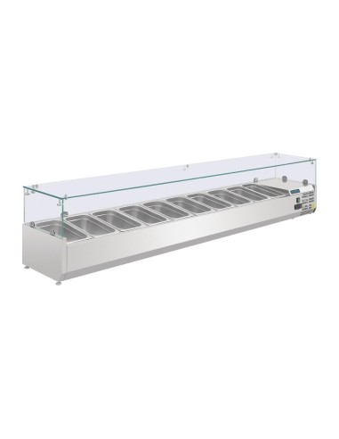 Saladette réfrigérée Polar G 10x GN1/4 - inox