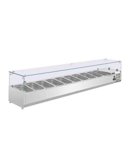 Saladette réfrigérée Polar G 10x GN1/4 - inox