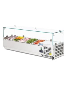 Saladette réfrigérée Polar Série G 5x GN1/4 - 150W 2