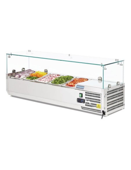 Saladette réfrigérée Polar Série G 5x GN1/4 - 150W