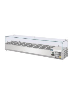 Saladette réfrigérée Polar Série G 8x GN1/4 - inox 2