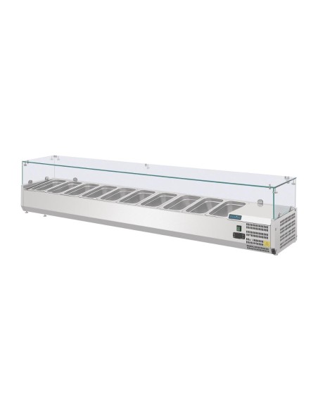 Saladette réfrigérée Polar G 10x GN1/4 - inox