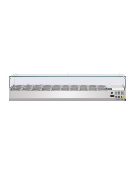 Saladette réfrigérée Polar G 10x GN1/4 - inox