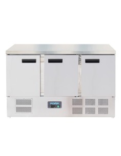Table réfrigérée 3 portes 368L Polar Série G - Inox 2