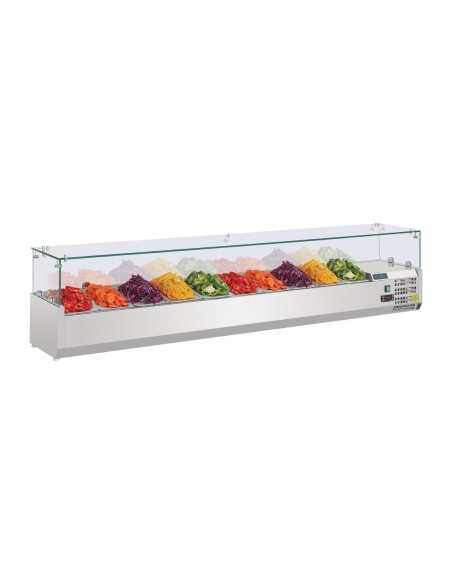 Saladette réfrigérée Polar G 10x GN1/4 - inox