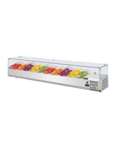 Saladette réfrigérée Polar G 10x GN1/4 - inox