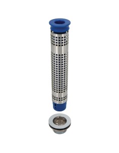 Bonde 70mm avec tube de surverse et filtre - 250mm 2