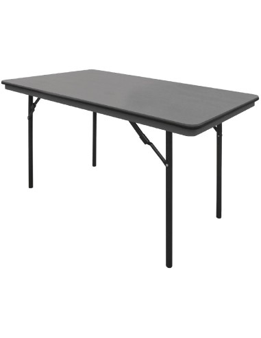 Table pliante gris Bolero 1220mm - Durable et stable