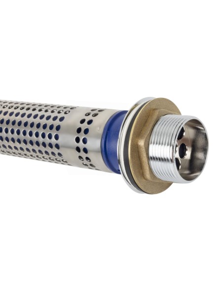 Bonde 70mm avec tube de surverse et filtre - 250mm