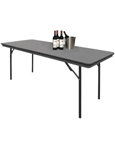 Table pliante grise ABS Bolero 1830mm - Banquet