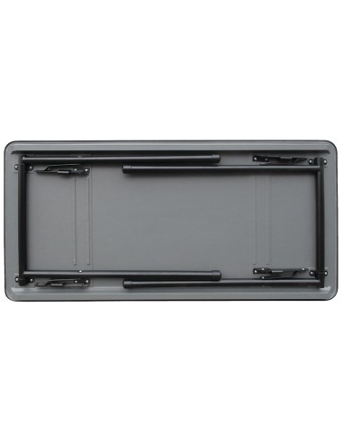 Table pliante gris Bolero 1220mm - Durable et stable