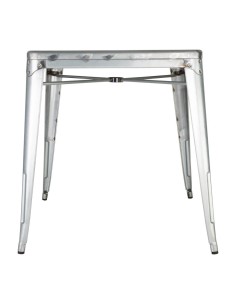Table carrée Bolero Bistro 668 mm - acier gris 2