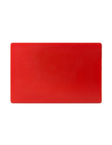Planche à découper standard épaisse basse densité Hygiplas rouge