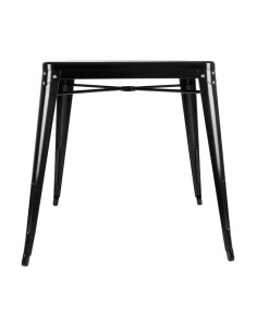 Table carrée Bolero Bistro 668 mm - Acier noir 2