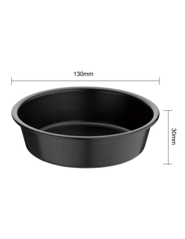 Moule à manqué antiadhésif Vogue 130mm - Acier carbone