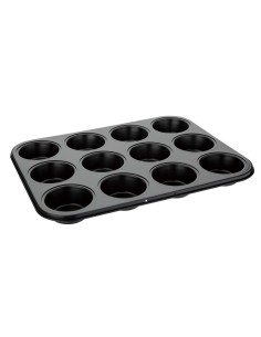 Plaque antiadhésive 12 moules à muffins Vogue - 30mm