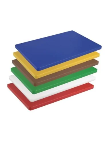 Planche à découper standard épaisse basse densité Hygiplas bleue