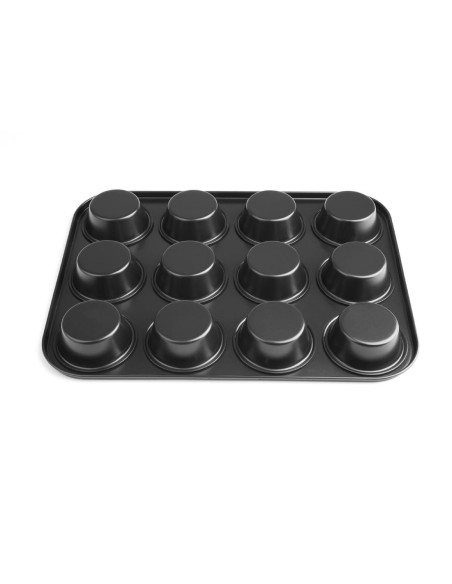 Plaque antiadhésive 12 moules à muffins Vogue - 30mm