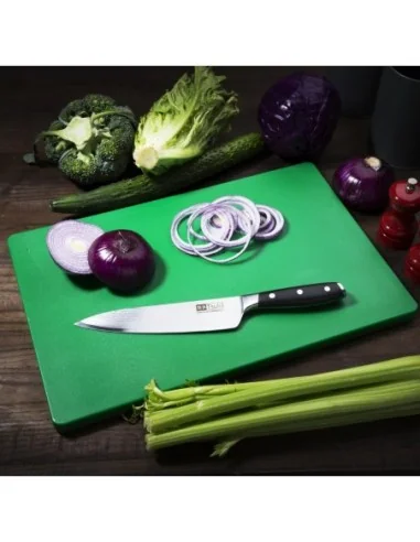 Planche à découper standard épaisse basse densité Hygiplas verte