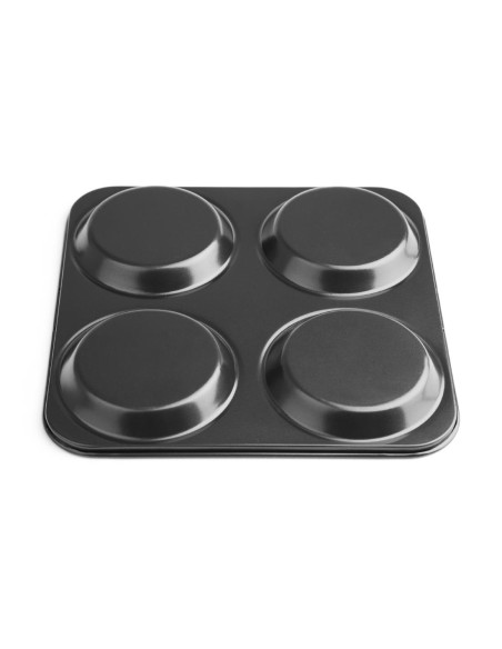 Plaque antiadhésive 4 moules ronds Vogue - 235x235 mm