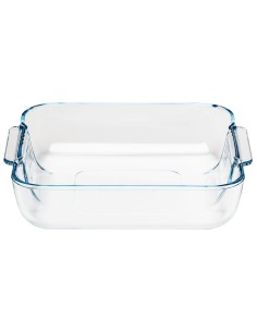 Plat carré en verre Pyrex 210 mm - 2 L