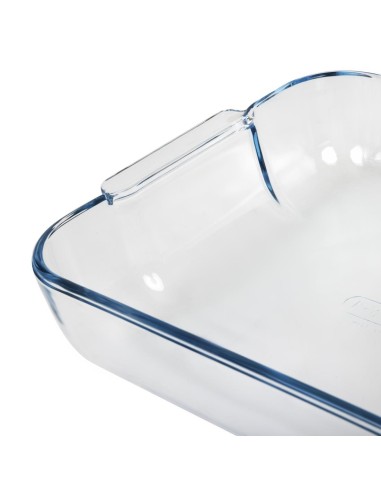 Plat carré en verre Pyrex 210 mm - 2 L