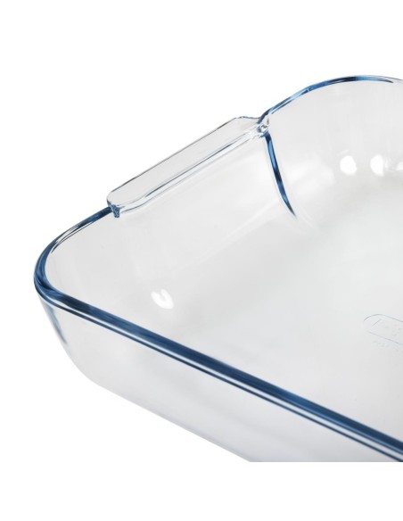 Plat carré en verre Pyrex 210 mm - 2 L