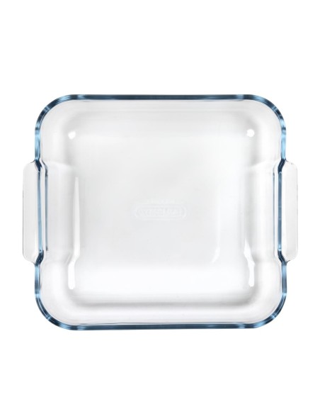 Plat carré en verre Pyrex 210 mm - 2 L