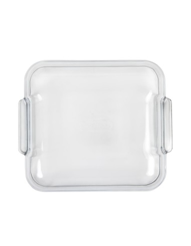 Plat carré en verre Pyrex 210 mm - 2 L
