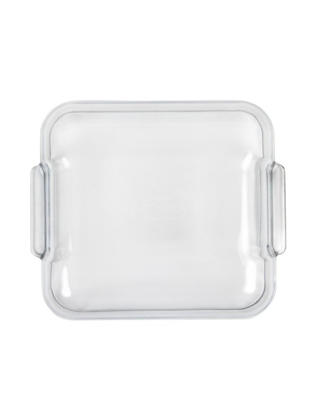 Plat carré en verre Pyrex 210 mm - 2 L
