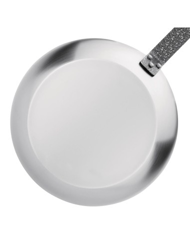 Poêle en acier carbone Vogue 255mm - cuisson uniforme