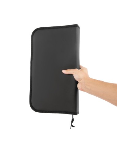 Trousse à couteaux 7 pièces Vogue - Étui professionnel noir