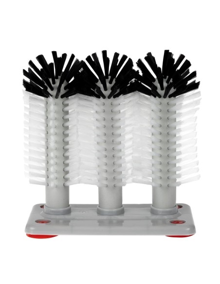 Brosse à verres triple Jantex - Nettoyage manuel efficace