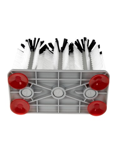 Brosse à verres triple Jantex - Nettoyage manuel efficace