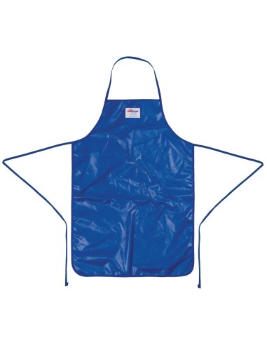 Tablier bavette Burnguard QuicKlean bleu - 640x930 mm