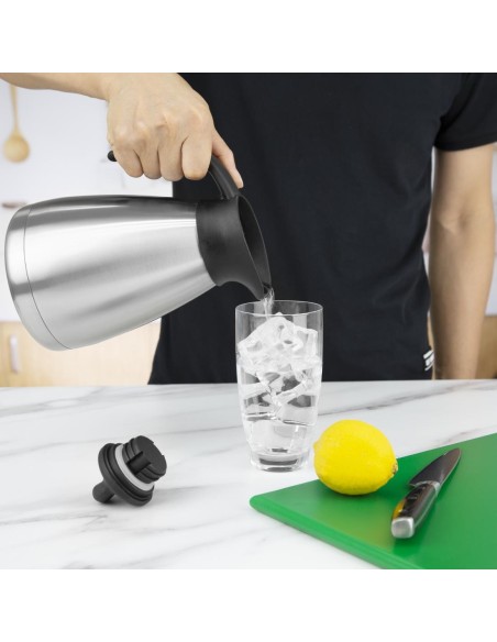 Pichet isotherme Olympia 1L - Acier inoxydable