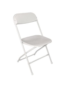 Chaises pliantes Bolero blanches - lot de 10 2