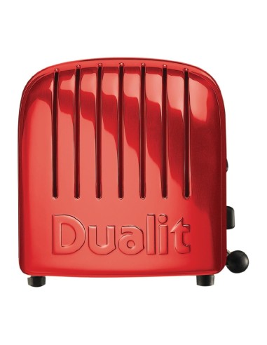 Grille-pain 6 tranches rouge Dualit Vario 60154 - 3kW