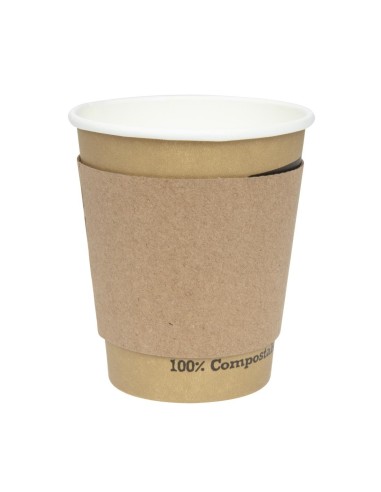 Bagues antichaleur carton 227ml Fiesta Recyclable - lot 1000