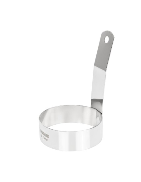 Cercle à œuf Vogue 75 mm - Manche long - Inox