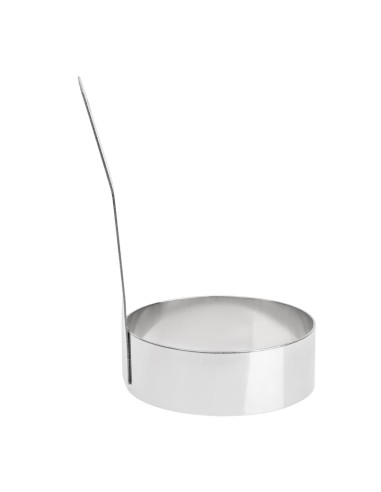 Cercle à œuf Vogue 75 mm - Manche long - Inox