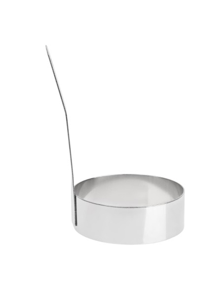 Cercle à œuf Vogue 75 mm - Manche long - Inox