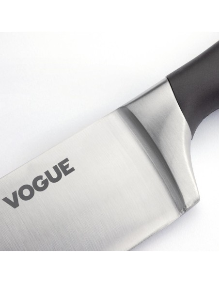 Couteau de chef Vogue Soft Grip 205mm - Inox carbone