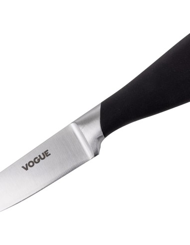 Couteau d'office Vogue Soft Grip 90mm - Noir