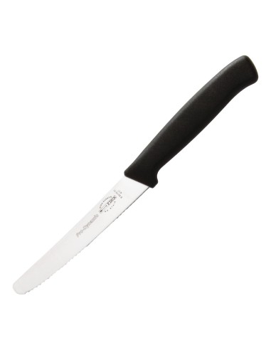 Couteau tout usage denté Dick Pro Dynamic 110mm - Noir